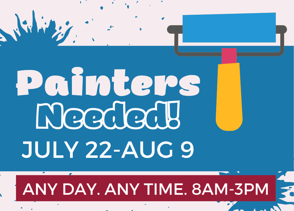 Brighten Our Spaces: Painters Needed!